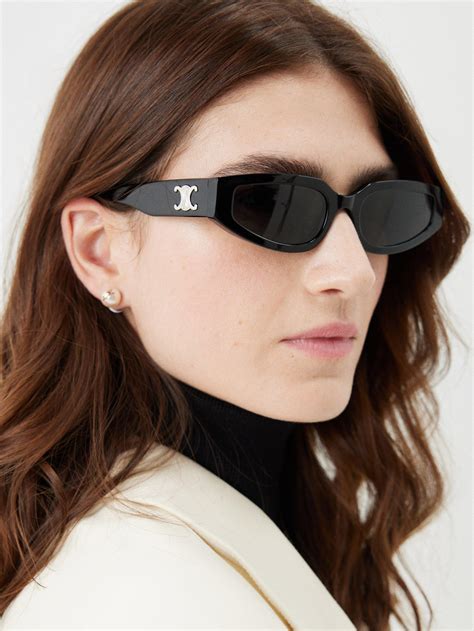 celine cat eye sunnies|CELINE Triomphe Cat Eye Sunglasses, 55mm .